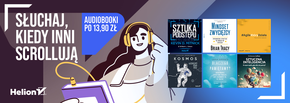 Grafika promocji - Słuchaj, kiedy inni scrollują